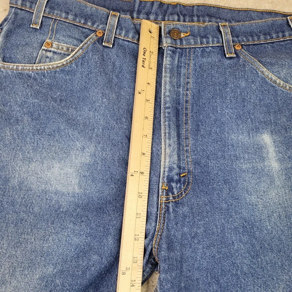 VTG 90s 1996 LEVI'S 505 Orange Tab Jeans Mens 40x30 Blue (Fits 40x26) USA Made